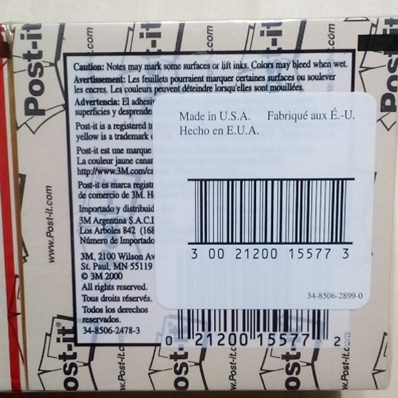 Post-it Notes 12 Pack - Picture 3 of 3